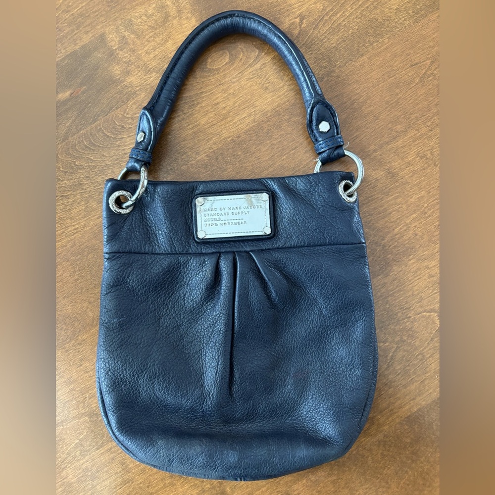 Marc by Marc Jacobs Dark Purple Leather Bag